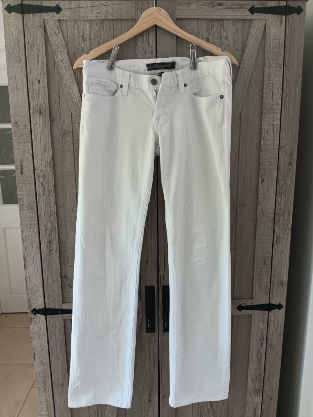 Lucky Brand White Summer Jeans